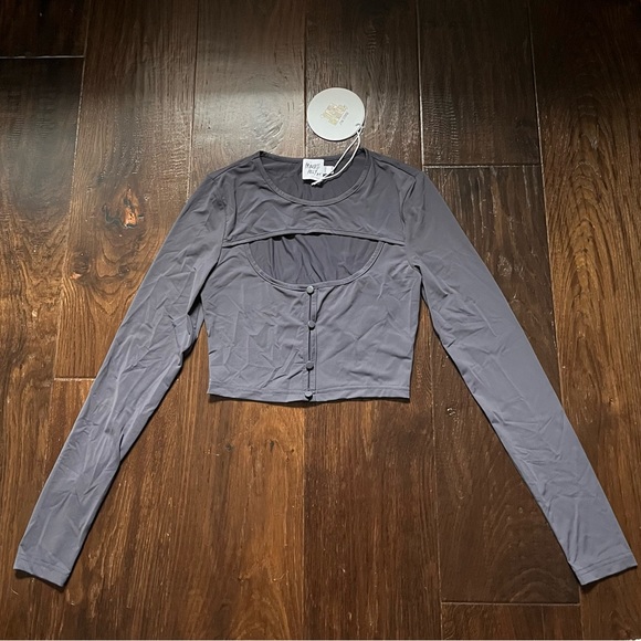 Mavista Longsleeve Top Slate - Picture 2 of 4